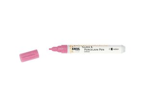 4000798165031 - Glass & Porcelain Pen Glitter rosé 1-3 mm Künstlerfarben - Kreul