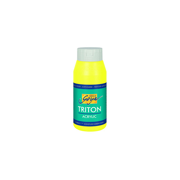 4000798170615 - SOLO GOYA Triton Acrylfarbe neongelb 7500 ml 4000798170615 17061 750 Milliliter