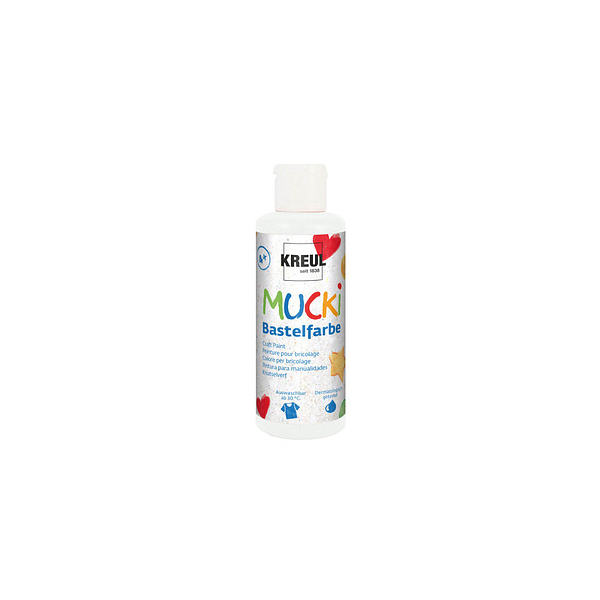 4000798240011 - Mucki Bastelfarbe weiß 80 ml Kinderbasteln - Kreul