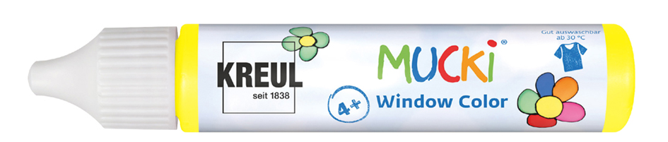 4000798243951 - Mucki Window Color Pen gelb 29 ml Kinderbasteln - Kreul 4000798243951 - Mucki Window Color Pen gelb 29 ml Kinderbasteln - Kreul