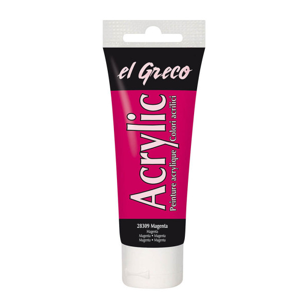 4000798283094 - El Greco Acrylic Tube magenta 75 ml Künstlerfarben - Kreul 4000798283094 - El Greco Acrylic Tube magenta 75 ml Künstlerfarben - Kreul