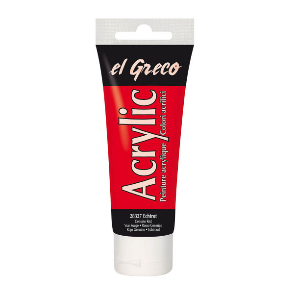 4000798283278 - El Greco Acrylic Tube echtrot75 ml Künstlerfarben - Kreul