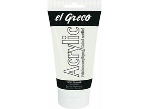 4000798285012 - el Greco Acrylic Tube titanweiß 150 ml Künstlerfarben