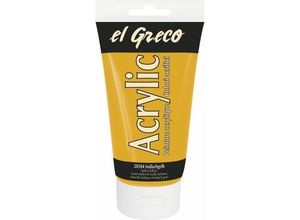 4000798285043 - El Greco Acrylic Tube indischgelb 150 ml Künstlerfarben - Kreul