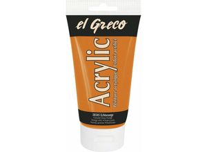 4000798285050 - El Greco Acrylic Tube echtorange 150 ml Künstlerfarben - Kreul