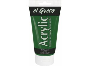 4000798285173 - El Greco Acrylic Tube laubgrün 150 ml Künstlerfarben - Kreul