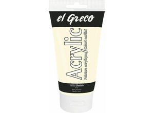 4000798285333 - El Greco Acrylic Tube elfenbein 150 ml Künstlerfarben - Kreul