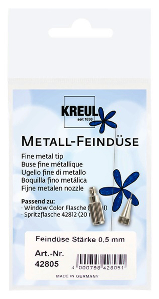 4000798428075 - Metall-Feindüse Hobby Line Strichstärke 07 mm