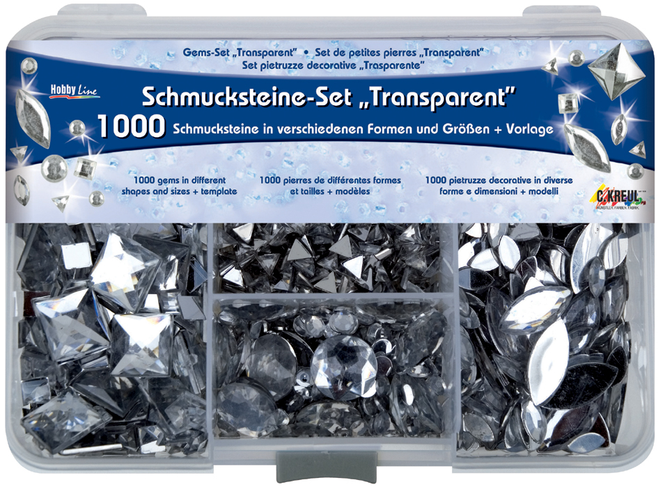 4000798496401 - Schmucksteine Set transparent Schmucksteine