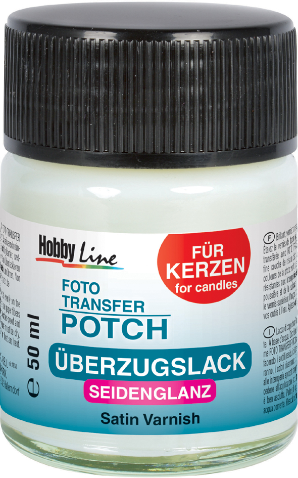 4000798499716 - Foto Transfer Potch Überzugslack für Kerzen Seidenglanz 50 ml Verzierfarbe - Kreul