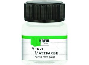 4000798752026 - Acryl Mattfarbe pastellweiß 20 ml Künstlerfarben - Kreul