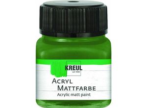 4000798752125 - Acryl Mattfarbe olivgrün 20 ml Künstlerfarben - Kreul