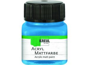 4000798752170 - Acryl Mattfarbe hellblau 20 ml Künstlerfarben - Kreul