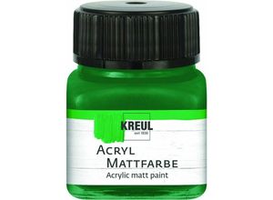 4000798752224 - Acryl Mattfarbe grün 20 ml Künstlerfarben - Kreul