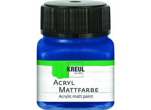 4000798752262 - Acryl Mattfarbe kobaltblau 20 ml Künstlerfarben - Kreul