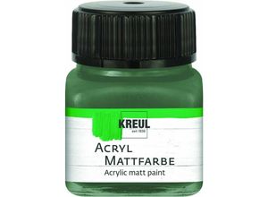 4000798752316 - Acryl Mattfarbe russisch grün 20 ml Künstlerfarben - Kreul