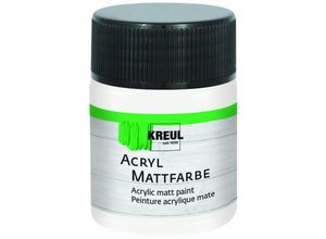 4000798755010 - Acryl Mattfarbe weiß 50 ml Künstlerfarben - Kreul