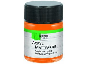 4000798755041 - Acryl Mattfarbe orange 50 ml Künstlerfarben