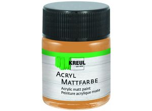 4000798755072 - Acryl Mattfarbe ocker 50 ml Künstlerfarben - Kreul