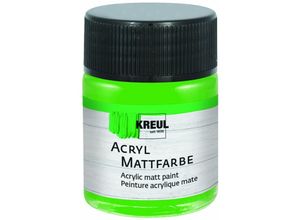 4000798755102 - Acryl Mattfarbe hellgrün 50 ml Künstlerfarben - Kreul