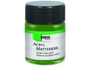 4000798755126 - Acryl Mattfarbe olivgrün 50 ml Künstlerfarben - Kreul