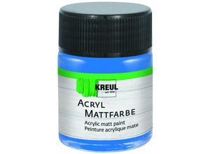 4000798755249 - Acryl Mattfarbe enzianblau 50 ml Künstlerfarben - Kreul