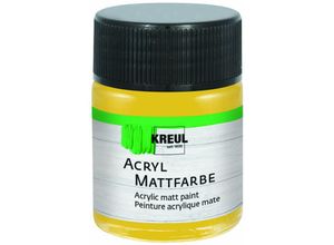 4000798755300 - Acryl Mattfarbe gold 50 ml Künstlerfarben - Kreul