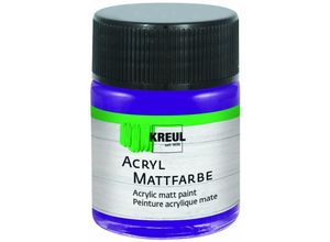 4000798755348 - Acryl Mattfarbe violett 50 ml Künstlerfarben - Kreul