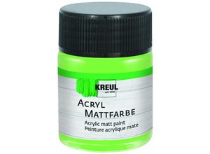 4000798755423 - Acryl Mattfarbe maigrün 50 ml Künstlerfarben - Kreul