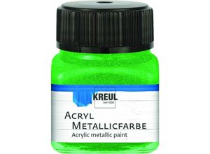 4000798772772 - Acryl Metallicfarbe grün 20 ml Verzierfarbe - Kreul