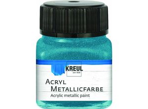 4000798772826 - Acryl Metallicfarbe petrol 20 ml Verzierfarbe - Kreul