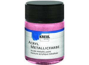 4000798775742 - Acryl Metallicfarbe rosa 50 ml Verzierfarbe - Kreul