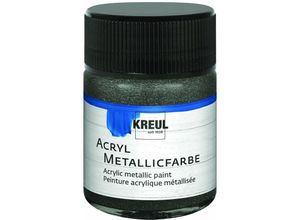 4000798775780 - Acryl Metallicfarbe anthrazit 50 ml Verzierfarbe - Kreul