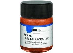 4000798775803 - Acryl Metallicfarbe kupfer 50 ml Verzierfarbe - Kreul