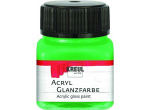 4000798792084 - Acryl Glanzfarbe grün 20 ml Verzierfarbe - Kreul