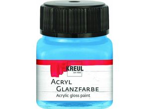 4000798792145 - Acryl Glanzfarbe himmelblau 20 ml Verzierfarbe - Kreul