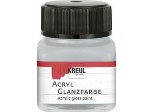 4000798792169 - Acryl Glanzfarbe silber 20 ml Verzierfarbe - Kreul