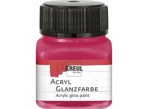 4000798792190 - Acryl Glanzfarbe dunkelrot 20 ml Verzierfarbe - Kreul