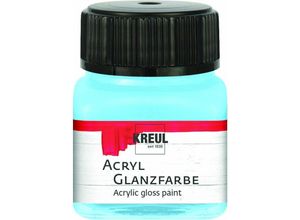 4000798792220 - Acryl Glanzfarbe hellblau 20 ml Verzierfarbe - Kreul
