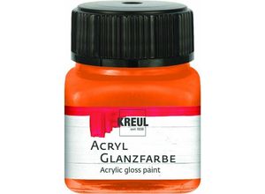 4000798792244 - Acryl Glanzfarbe orange 20 ml Verzierfarbe - Kreul