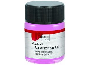 4000798795061 - Acryl Glanzfarbe rose 50 ml Verzierfarbe - Kreul