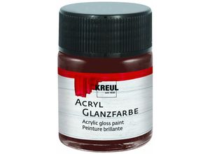 4000798795115 - Acryl Glanzfarbe dunkelbraun 50 ml Verzierfarbe - Kreul