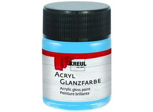 4000798795146 - Acryl Glanzfarbe himmelblau 50 ml Verzierfarbe - Kreul