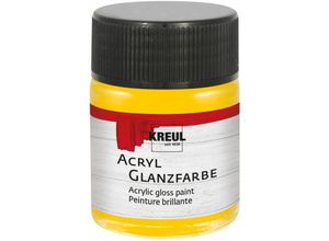 4000798795306 - Acryl Glanzfarbe sonnengelb 50 ml Glanzfarbe - Kreul