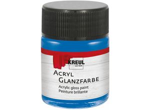 4000798795344 - Acryl Glanzfarbe blau 50 ml Glanzfarbe - Kreul