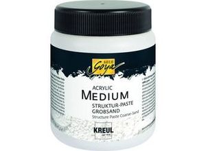 4000798856052 - Solo Goya Acrylic Medium Struktur-Paste Grobsand 250 ml Paste - Kreul