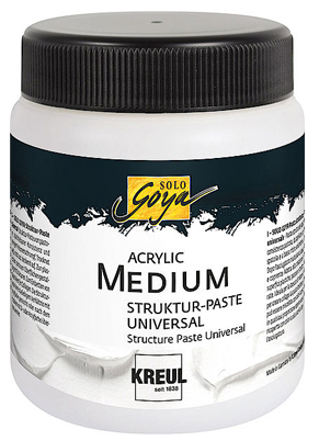 4000798859053 - Solo Goya Acrylic Medium Struktur-Paste Universal 250 ml Paste - Kreul