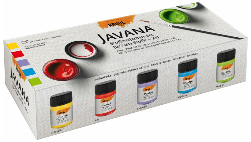4000798919009 - 5 Javana XXL Stoffmalfarbe farbsortiert 5 x 50 ml 4000798919009 250 Milliliter 4000798919009 - 5 Javana XXL Stoffmalfarbe farbsortiert 5 x 50 ml 4000798919009 250 Milliliter