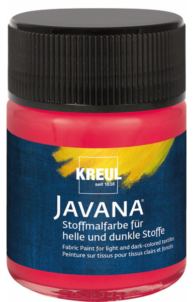 4000798919610 - Javana Stoffmalfarbe für helle und dunkle Stoffe schwarz 50 ml Textiles Gestalten - Kreul