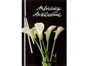 4000867613289 - Bsb-Obpacher Trauerkarte White Calla mit Band Spezial Creme 3 Stück